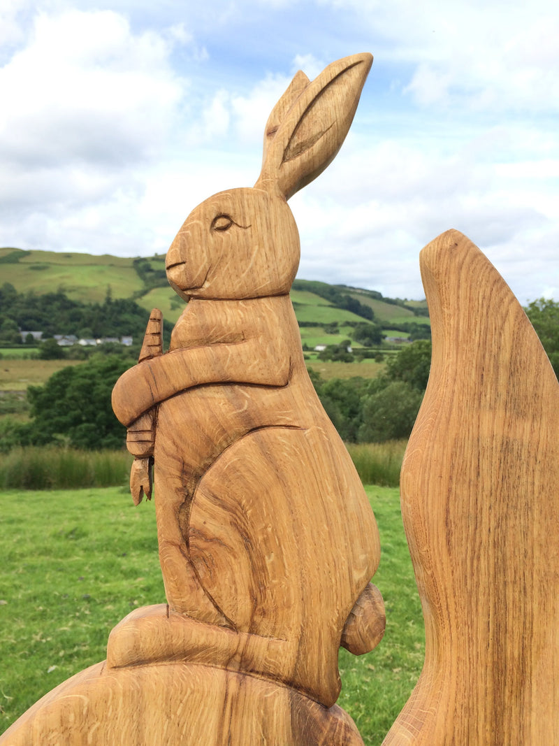 carved rabbit