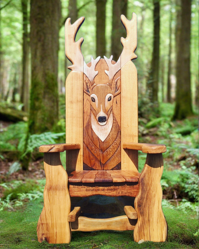 handmade welsh oak chair