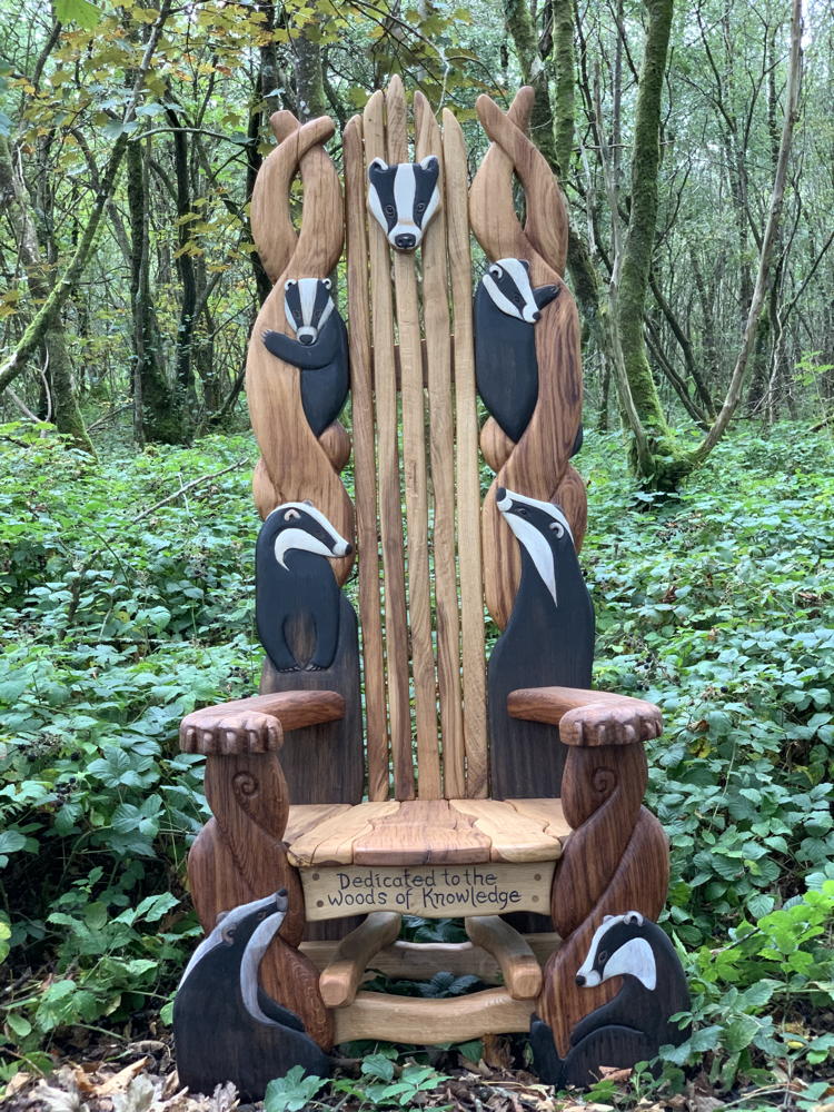 badger  themed  forest chair