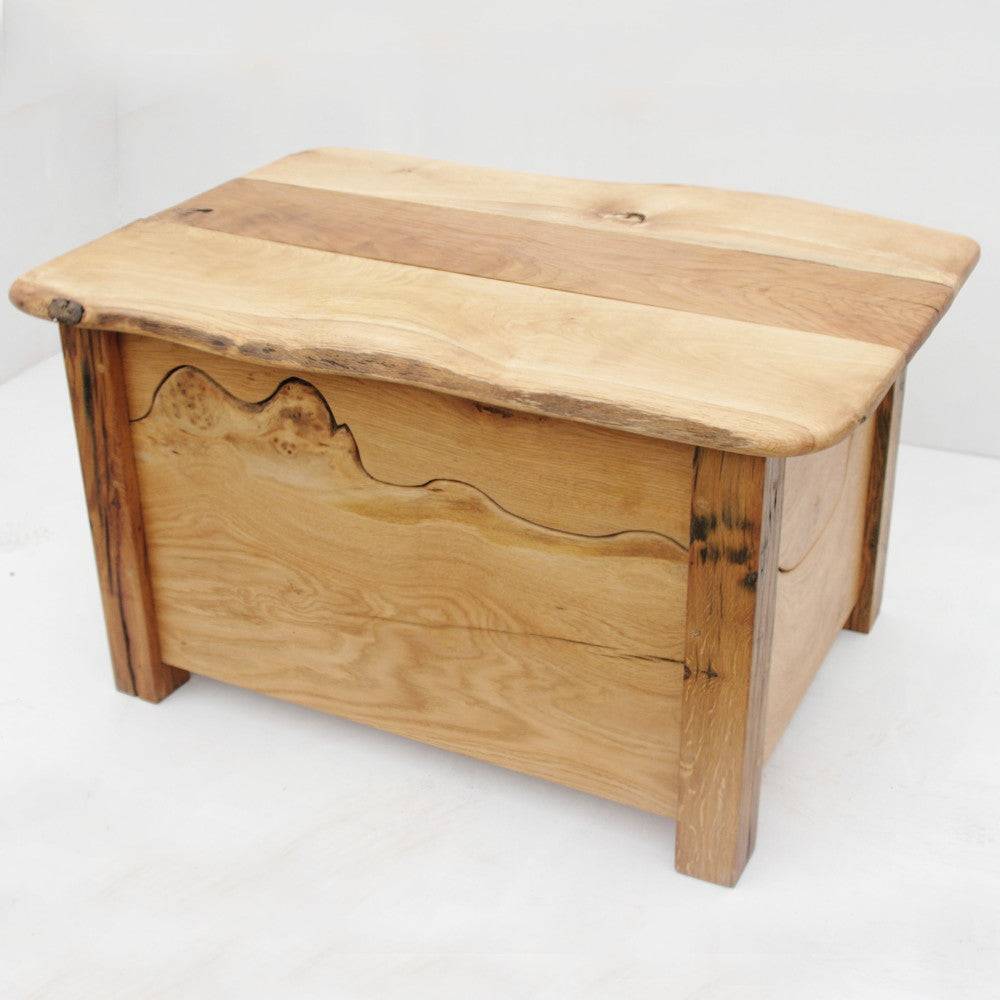 reclaimed oak blanket box 