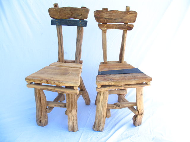 Rustic Oak Dining room Chair