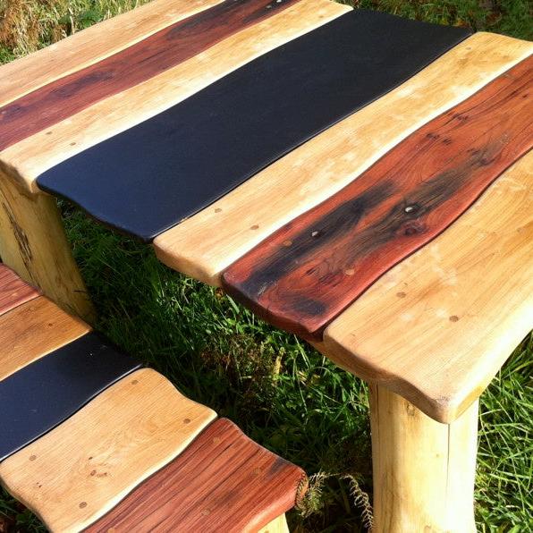 driftwood outdoor table