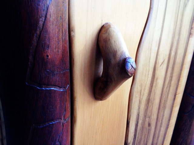 rustic office desk door