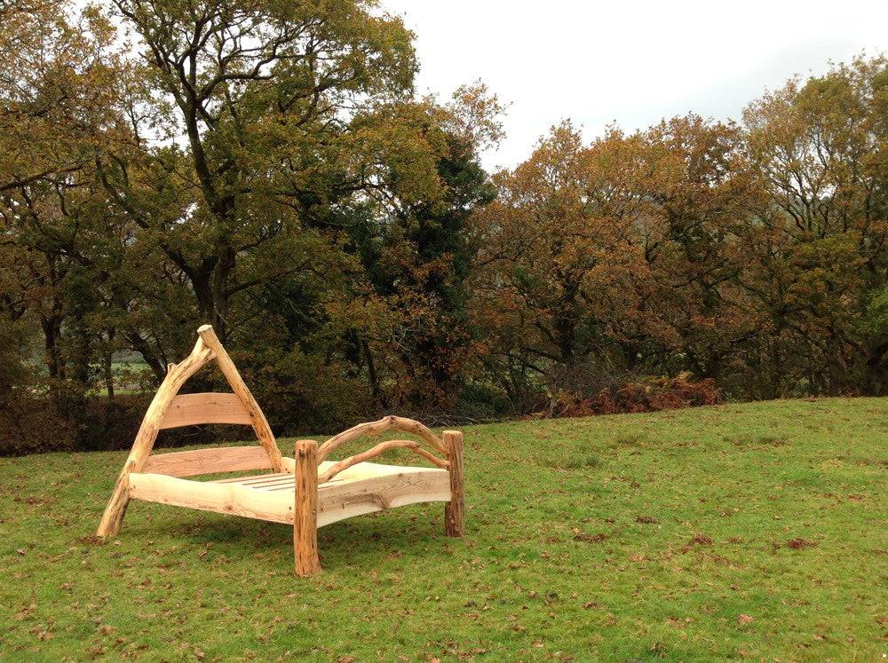 handcrafted mortice and tenon bed