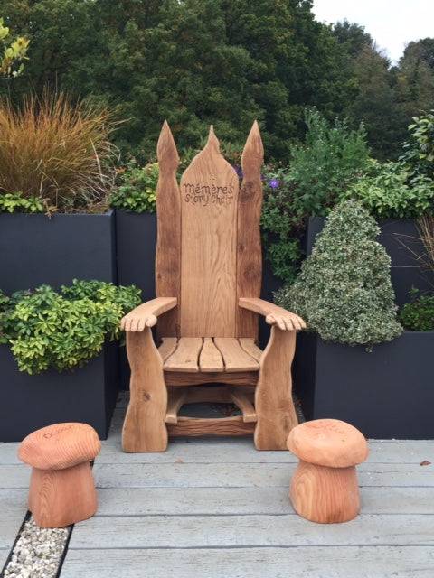 oak carved chair