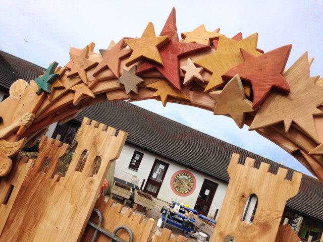 fantasy arch for school play garden