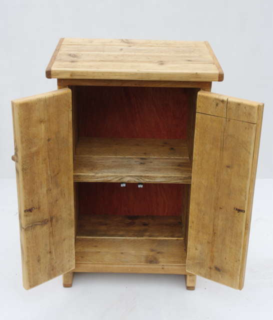 rustic oak shelving unit