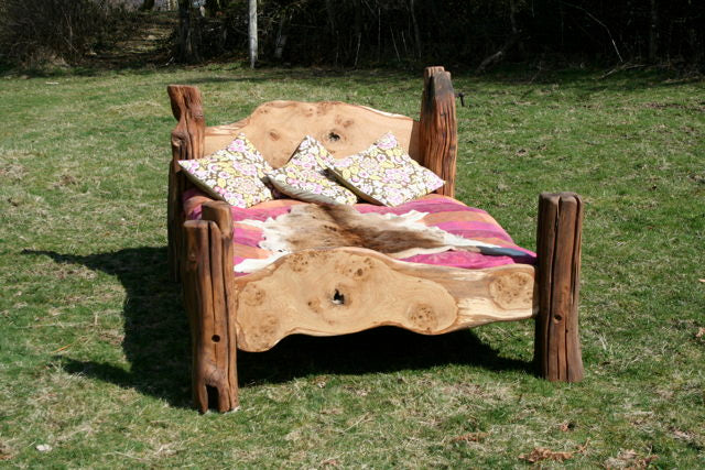 Rustic Oak Bed