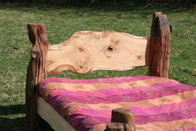 Oak headboard