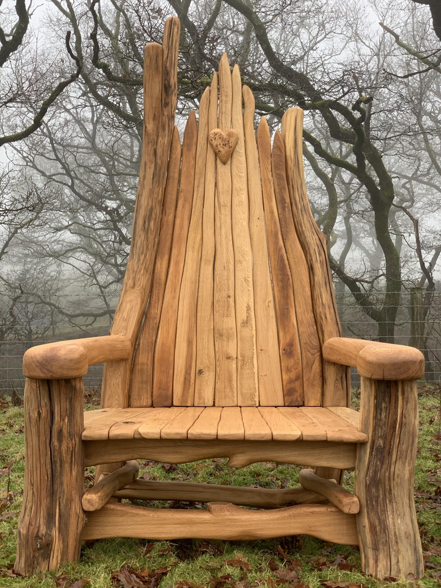 Oak Garden Bench