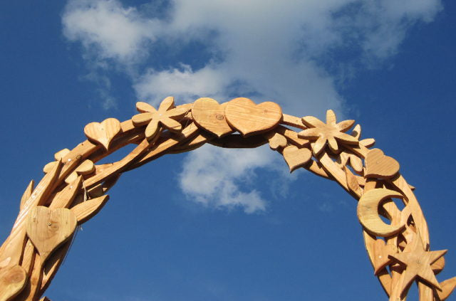 wedding arch driftwood